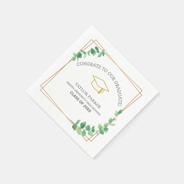 Klasse 2025, Klasse des Abschlusses 2026 Serviette (Ecke)