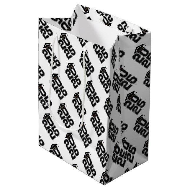 Klasse 2025 mittlere geschenktüte (Vorderseite Schrägansicht)