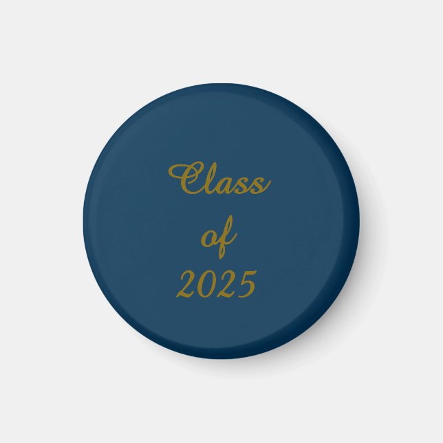 Klasse 2025 oder 202X Magnet (Vorne)