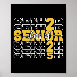 Klasse 2025 Senior 2025 Rückkehr zur Schule 2025 A Poster