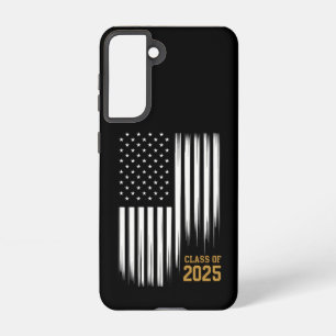 Klasse 2025 Senior American Flag Abschlussfeier Samsung Galaxy Hülle