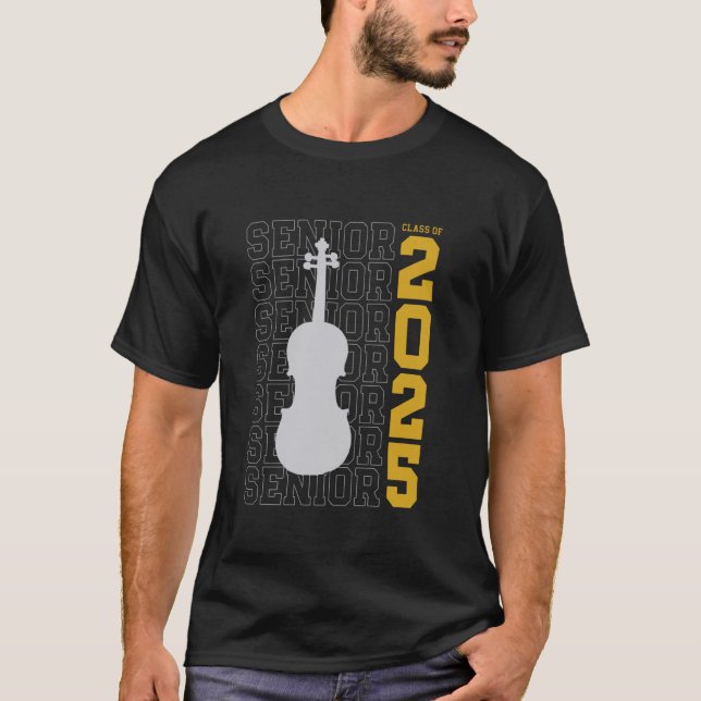 Klasse 2025 Senior Viola for Violinist oder T-Shirt (Vorderseite)