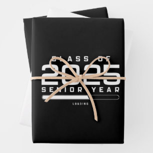 Klasse 2025 Senior Year Loading Senior 2025 Geschenkpapier Set