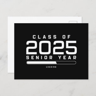 Klasse 2025 Senior Year Loading Senior 2025 Postkarte