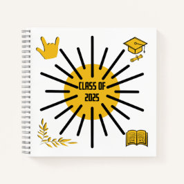 Klasse 2025 - Sunshine Notizbuch