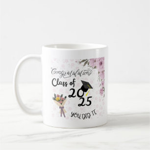 Klasse 2025 Tasse PNG, Abschluss Tasse Wrap, Kaffe