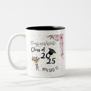 Klasse 2025 Tasse PNG, Abschluss Tasse Wrap, Kaffe