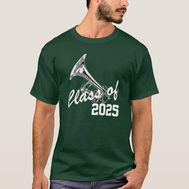 Klasse 2025 Trumpet T-Shirt (Vorderseite)