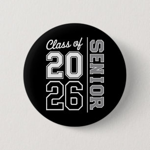 Klasse 2026 Abitur 26 Absolvent Button
