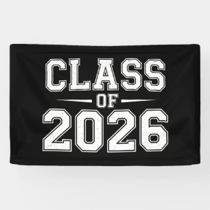 Klasse 2026 Abschluss Absolvent Retro Vintage Banner