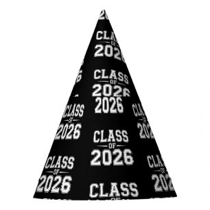 Klasse 2026 Abschluss Absolvent Retro Vintage Partyhütchen