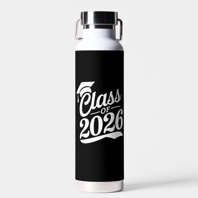 Klasse 2026 Abschluss für den Abschluss eines Schu Trinkflasche (Vorne)