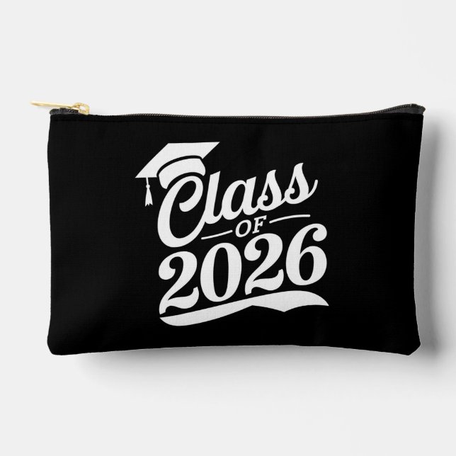 Klasse 2026 Abschluss für den Abschluss eines Schu Zubehörtasche (Vorderseite)