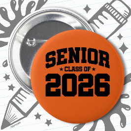 Klasse 2026 Abschluss in der Hochschule Senior 202 Button