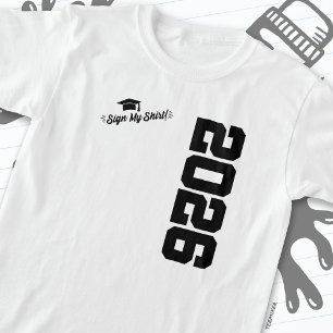 Klasse 2026 Abschluss Unterschreiben Mein Shirt Se