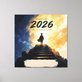 Klasse 2026 Abschlussplan Erfolgskonzept Leinwanddruck