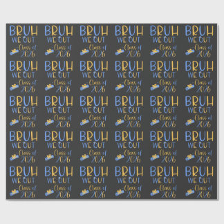 Klasse 2026 Bruh wir sind raus Geschenkpapier