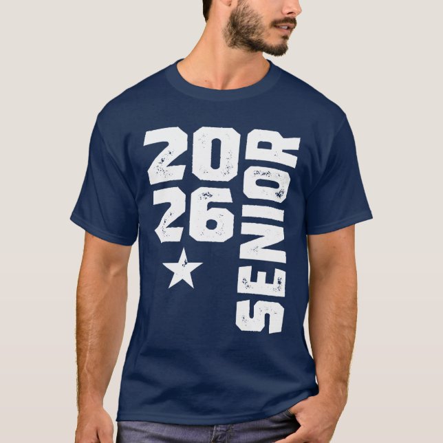 Klasse 2026 - Hochschule für Abschluss T-Shirt (Vorderseite)