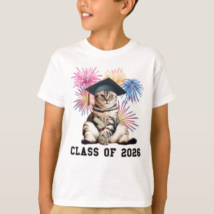 Klasse 2026 Katzenliebhaber T-Shirt