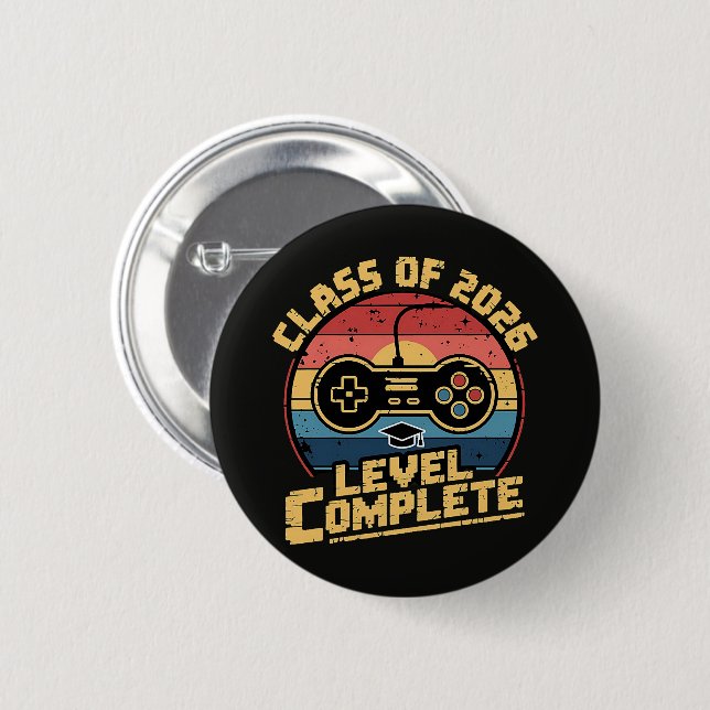 Klasse 2026 Level abgeschlossen Button (Vorne & Hinten)