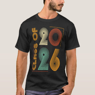 Klasse 2026 Retro Graduate Senior 26 Abschluss T-Shirt