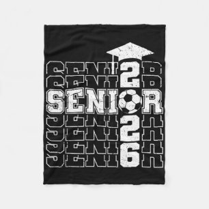 Klasse 2026 Senior 2026 Fußball Seniors Abitur Fleecedecke