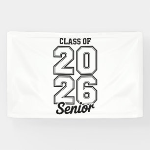 Klasse 2026 Senior 26 Abschluss Absolvent Banner