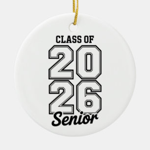 Klasse 2026 Senior 26 Abschluss Absolvent Keramik Ornament