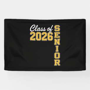 Klasse 2026 Senior Gelb Abschluss Absolvent Banner