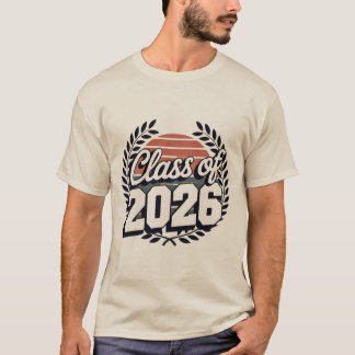 Klasse 2026 Senior Rückkehr zur Schule T-Shirt