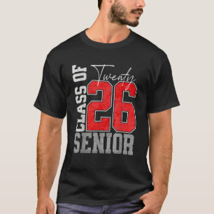 Klasse 2026 Zwanzig 26 Abschluss Senior 2026  T-Shirt