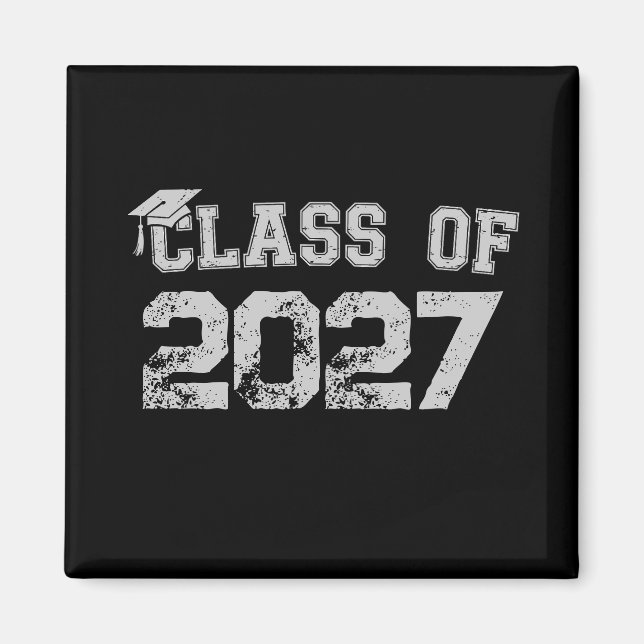 Klasse 2027 Abitur 2026 Absolvent Magnet (Vorne)