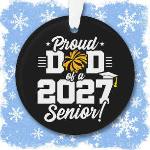 Klasse 2027 Abiturienten Cheers Stolz Papa Ornament