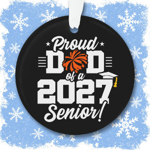 Klasse 2027 Abiturienten Cheers Stolz Papa Ornament