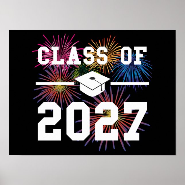 Klasse 2027 Abschlussjahr Poster (Vorne)