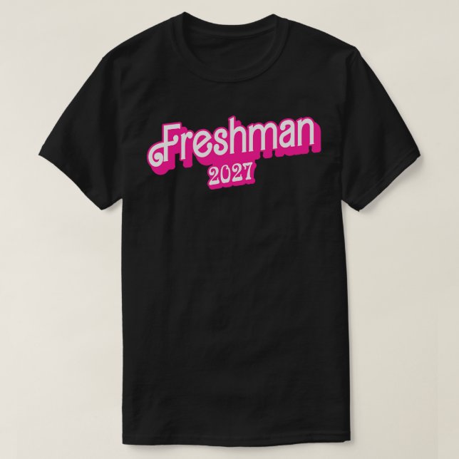 Klasse 2027 Freshman Gifts Funny Freshman 2027 T-Shirt (Design vorne)