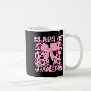 Klasse 2027 Junior Leopard rosa Schleife Mädchen h Kaffeetasse