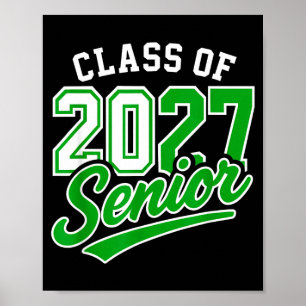 Klasse 2027 Senior 2027 zurück zur Schule Poster