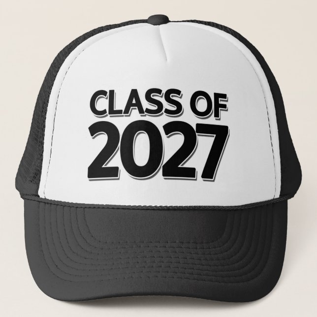 Klasse 2027 truckerkappe (Vorderseite)