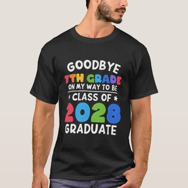 Klasse 2028 Grad 7 T-Shirt (Vorderseite)