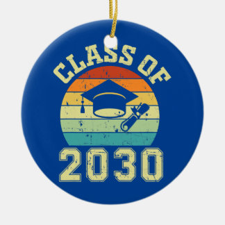 Klasse 2030 Mädchen Jungen Lehrer Abschluss Keramik Ornament