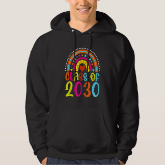 Klasse 2030 Rainbow Pink Graduate Preschool Art Hoodie