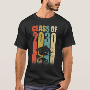 Klasse 2030 Retro-Kleidung für den Schulabschluss T-Shirt