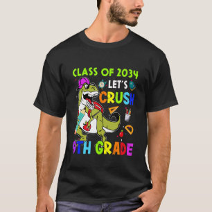 Klasse 2034 Lasst Uns Die 9. Klasse Dinosaurier Rü T-Shirt