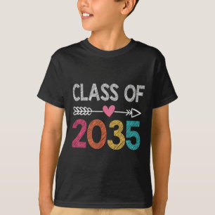 Klasse 2035 Abschluss im Vorschulalter vor dem Abs T-Shirt