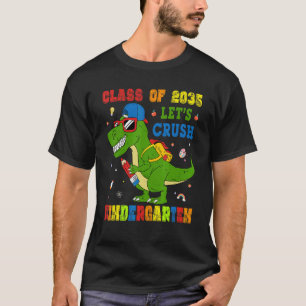Klasse 2035 Kindergarten Dinosaurier Boys Kid Back T-Shirt