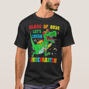 Klasse 2035 Kindergarten Dinosaurier Boys Kid Back T-Shirt