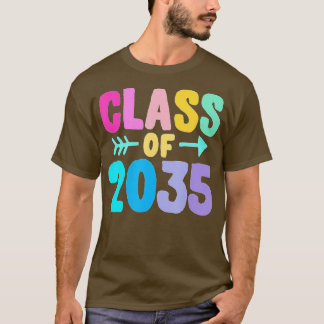 Klasse 2035 Kindergarten Prek mit Gradu wachsen T-Shirt
