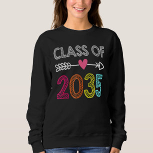 Klasse 2035 Kindergarten vor-K wachsen mit mir Gra Sweatshirt