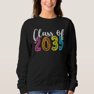 Klasse 2035 Kindergarten vor-K wachsen mit mir Gra Sweatshirt